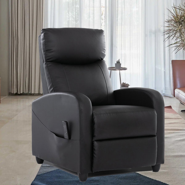 Wingler massage manual recliner 2025 red barrel studio fabric